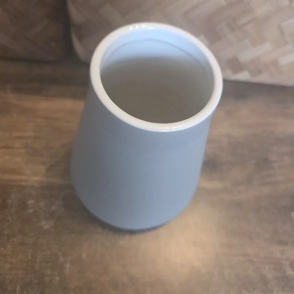Crofton Vase Light Gray Home Decor Floral Ceramic Neutral Versatile 7